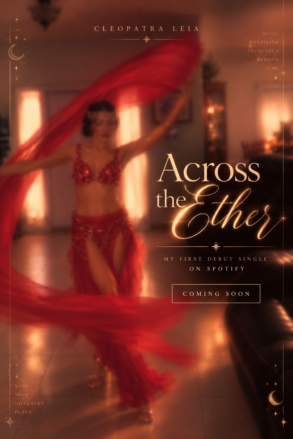 Across the Ether, Cleopatra Leia's debut single coming soon on Spotify